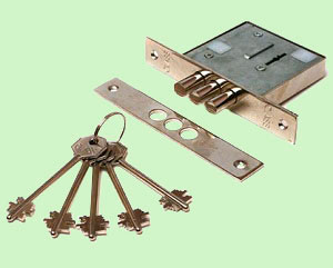 установить врезной замок