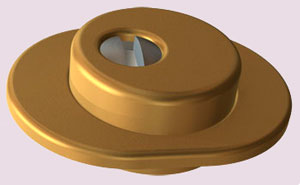 Врезная броненакладка Kale Kilit