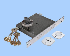 Замок врезной: МЕТТЭМ ЗВ8 с задвижкой