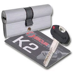 поменять личинку SECUREMME замка входной двери