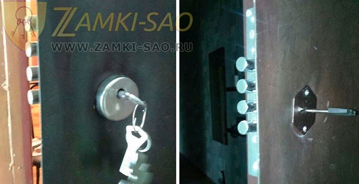 Поменять замок в металлической двери – стоимость