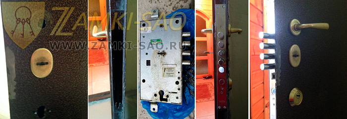 ремонт входной металлической двери в доме Ремонт дверей в Пушкино zamki-sao.com