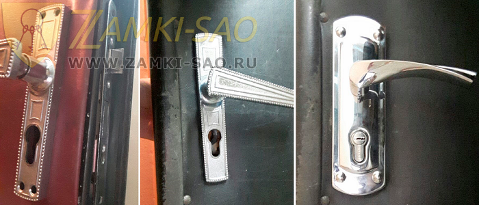 Ремонт замков и ручек входной металлической двери