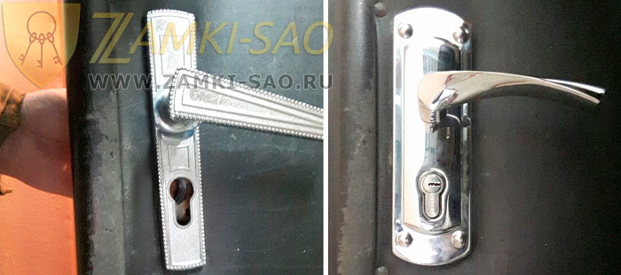 Сменили замок металлической двери zamki-sao.com