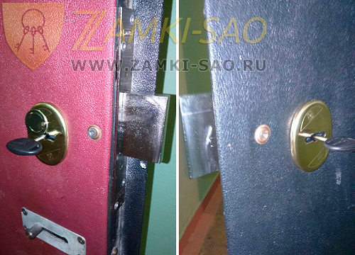 Установить дверной замок на входную металлическую дверь