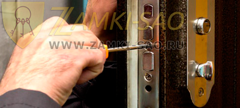 Установить замок в металлическую дверь