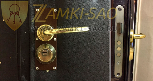 Установить замок в металлическую дверь