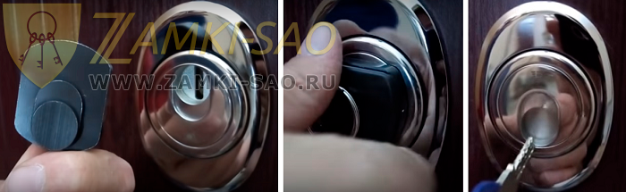 установка брони с магнитным ключом Установка магнитных броненакладок zamki-sao.com