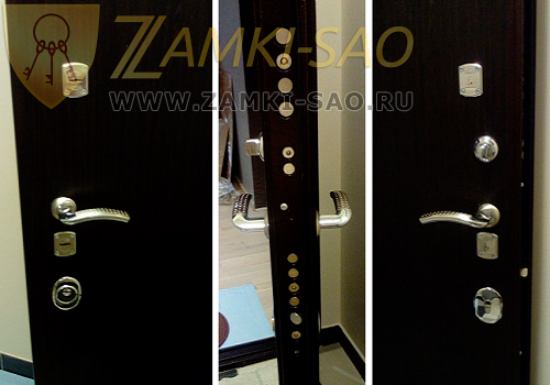 Установка замков на входные металлические двери