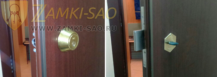 Вставка врезного замка в металлическую дверь вызвать мастера Москва