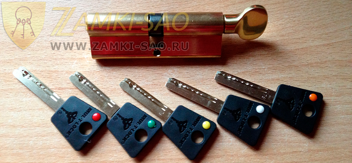 замена цилиндра замка в металлической двери