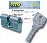 Замена дверной личинки замка EVVA 3KS