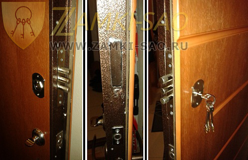 Замена врезных замков в железной двери