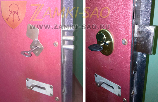 замена замка новым с вызовом мастера zamki-sao.com
