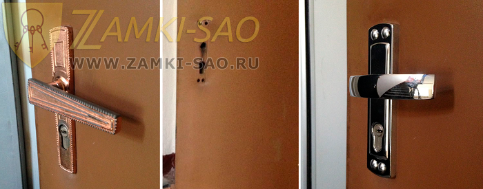 Заменить замок входной металлической двери