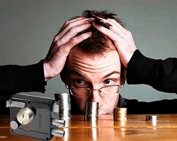 замена замка в металлической двери