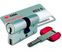Защита личинки замка CISA RS3