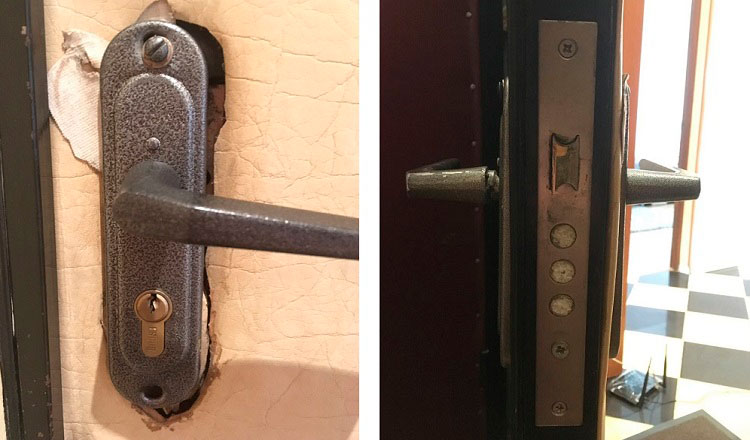 Сломалась железная дверь. Дверная ручка от входной двери 111ts. Ручка дверная для входной металлической двери расшаталась. Расшаталась дверная ручка входной двери Бульдорс. Ручка входной двери hd0025.